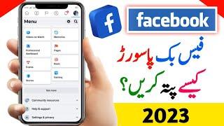 Facebook Password Kaise Pata Kare Apna  fb ka password kaise dekhe  How to See Facebook Password