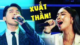 SONG CA GIẤU MẶT  Cô gái có giọng hát CỰC ĐỘC LẠ song ca XUẤT THẦN khiến giám khảo SỮNG NGƯỜI