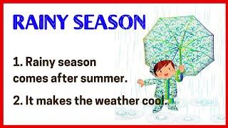 10 lines on rainy seasonrainy season essay in english