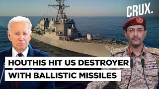 Houthis Strike American Destroyer In Red Sea US Accuses Iran Of Ignoring Distress Call From Ship