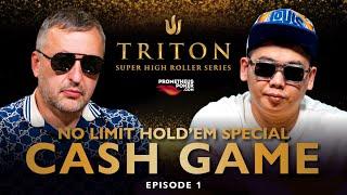 NLH Special CASH GAME  Episode 1 - Triton Poker Series 2023