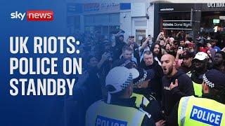 UK riots Officers on standby as police say more protests are planned for the weekend