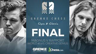 FINAL Magnus v Rapport Endgame Genius vs. Most Imaginative Wholl Win? GRENKE Chess Classic 2024