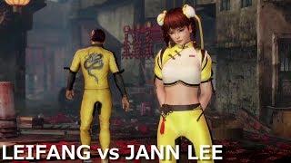 DEAD OR ALIVE 6『ストーリー　ジャン・リー①　vs レイファン LEIFANG vs JANN LEE』【DOA6 デッド オア アライブ6】