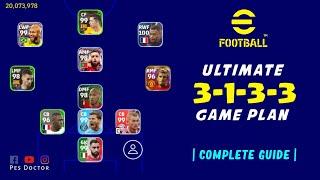 Ultimate 3-1-3-3 Game Plan For Online Match in eFootball 2023 Mobile