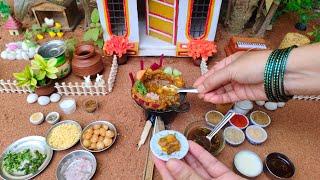 Miniature Chaat  Street Style Chaat Recipe  Aloo Matar Chaat  Rinis Miniature 