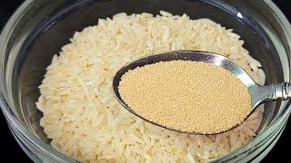 Mix Yeast with Rice you will be delighted A long forgotten RECIPE