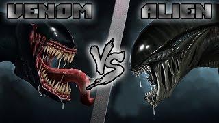 Веном Эдди Брок vs Чужой Преторианец  Venom Marvel vs Alien - Кто кого? bezdarno