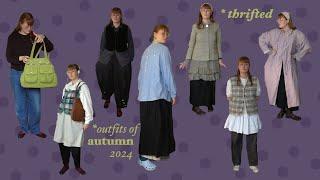 outfits for autumn 2024 thrifted