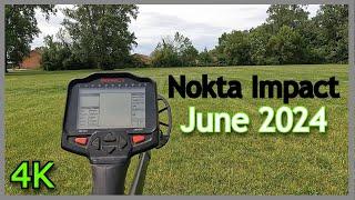 Metal Detecting with The Nokta Impact June 2024