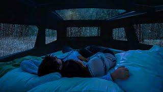 Sleep Instantly & Deep Sleep  Sounds Rain & Thunder on Window Car for Beat Insomnia  Reduce Stress