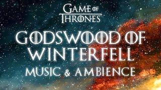 Game of Thrones Music & Ambience  Godswood of Winterfell - Beautiful Relaxing Music and Snowfall