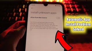 Automatic App Install Problem Solved  App Automatic Download Hota Hai Kaise Thik Kare  Tech.