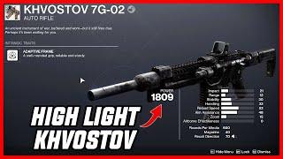 How To Get A High Light Level Khvostov