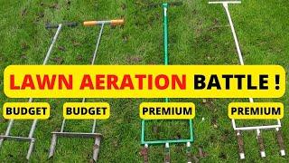 Testing 4 BEST Manual Lawn Aerator Tools