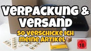 Wie verpacke & versende ich meine Ware? - Etikettendrucker Verpackungen DHL Geschäftskunde usw