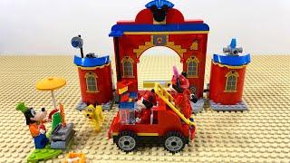 How To Build LEGO Disney Mickey and Friends Fire Truck Station 10776 by @ColieBrix