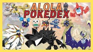 Alola Pokedex  All 88 Gen 7 Alola Pokemon