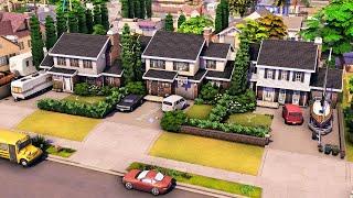Three Retro Family Homes  The Sims 4 Speed Build