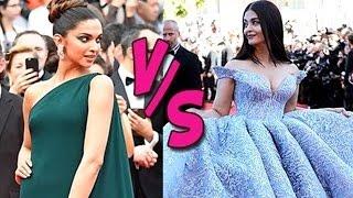 Aishwarya Rai VS Deepika Padukone At Cannes 2017