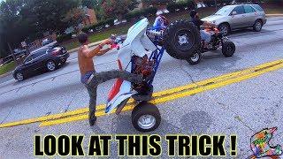 ATV RIDERS GO WILD IN ATLANTA   BRAAP VLOGS