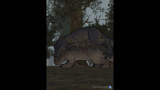 Allosaurus vs Ankylosaurus  Animation #shorts