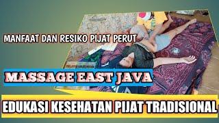 EDUKASI KESEHATAN PIJAT PERUT YANG SERING KRAM  TEJA ARUM MELATI WANGI