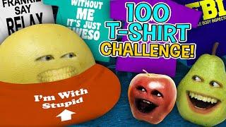 Annoying Orange - 100 T-Shirt Challenge