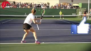 Simona Halep Forehand and Backhand in Slow Motion - WTA Tennis Technique