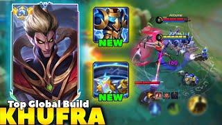 KHUFRA BEST TANK BUILD FULL MAP ROTATION KHUFRA TAKE NEW ITEM KHUFRA COUNTER? - MLBB KHUFRA GAMEPLAY