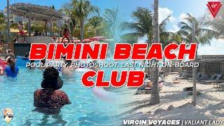 Best Pool Party Ever?  Bimini Beach Club  Virgin Voyages
