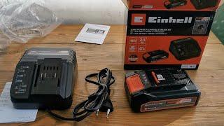 Einhell 2.5Ah Power X-Change Starter Kit - unboxing review and test