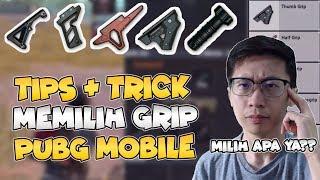 TIPS & TRICK Memilih GRIP Sesuai Cara Bermain Pemula - Pro di PUBG Mobile