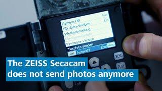 What should I do if my ZEISS Secacam doesnt send any photos?