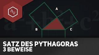 3 Beweise - Satz des Pythagoras