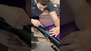 Wrapping a car purple