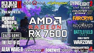 RX 7600 in 2024 - Test in 17 Games 1080p