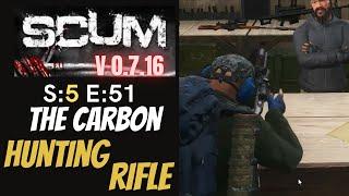 SCUM Gameplay S1 E51 - The Carbon Hunting Rifle