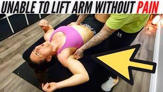 UNABLE TO LIFT ARM FROM SHOULDER PAIN ASMR