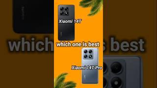 Xiaomi 14t vs Xiaomi 14t pro #smartphone