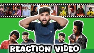 Reaction Video  Thalapathy quit cinema career  SK Cameo in GOAT  SJ Surya Singing  Video Memes