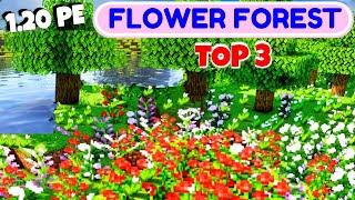 3 INSANELY LARGE FLOWER FOREST SEED MINECRAFT BEDROCK 1.20   Best Minecraft 1.20 Bedrock Seeds