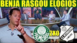 PALMEIRAS 2 X 0 INTER DE LIMEIRA BENJA RASGOU ELOGIOS AO VERDÃO