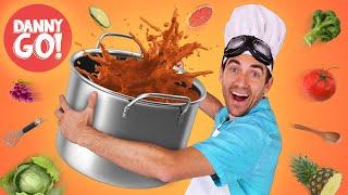 In the Mood for Food Cooking Dance ‍ Brain Break  Danny Go Songs for Kids