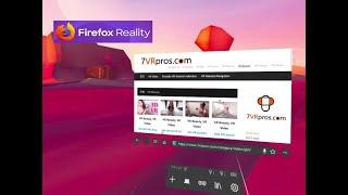 Oculus Quest 2  with Firefox to watch VR video for free How To Browse The Internet In Quset2