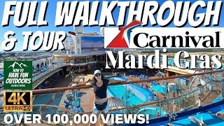 Carnival Mardi Gras Full Walkthrough and Tour