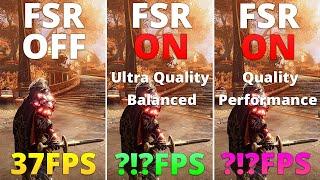 FidelityFX Super Resolution FSR Performance Comparison ON vs OFF RX 5700 XT - Anno 1800 and Godfall