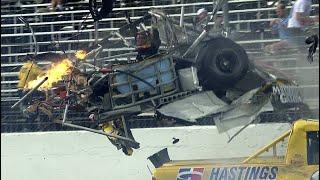 Geoff Bodine Terrible NASCAR Truck Crash 2000