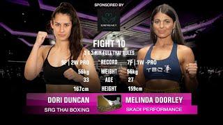 Dori Duncan Vs Melinda Doorley - Muay Thai League 6