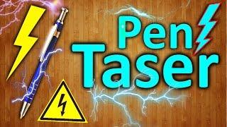 Как сделать шпионскую ручку электрошокер своими руками  How to make a pen taser